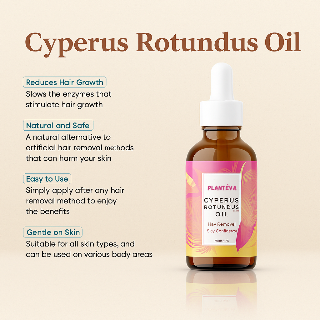 Cyperus Rotundus Oil – Hair Reduction Oil