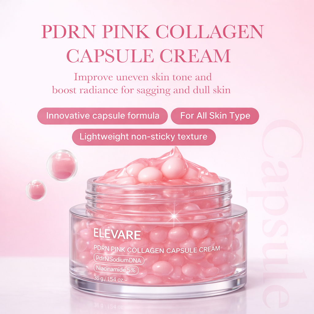 PDRN pink collagen capsule cream